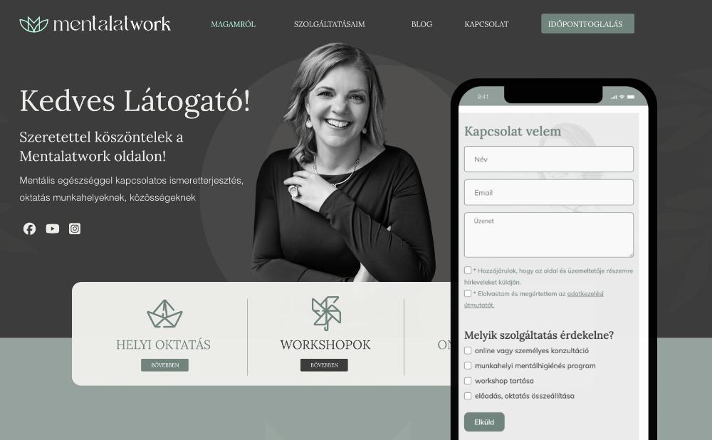 mentalatwork.hu | Senior fullstack webfejlesztö, UI/UX designer